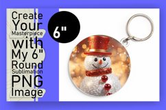 Winter Sublimation Magic: 3D Inflated Puff Snowman Delights Product Image 1