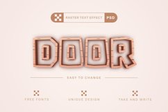 Wooden Stroke - Editable Text Effect, Font Style Product Image 5