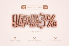 Wooden Stroke - Editable Text Effect, Font Style Product Image 6
