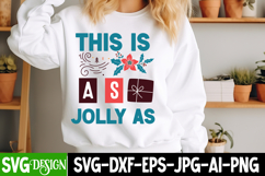 This is As Jolly As SVG Design | Christmas SVG Design Product Image 1