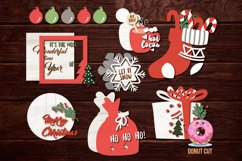 Christmas Layered SVG Tray Laser cut file for Glowforge Product Image 3