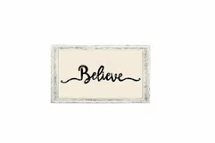 Believe Svg, Christmas Sign svg, Believe Sign Svg Product Image 2