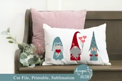 Valentine Gnomes SVG, Sublimation, Printable Product Image 3