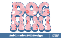 American Dog Mama Papa 4th of July USA Paw DTF PNG Bundle Product Image 3
