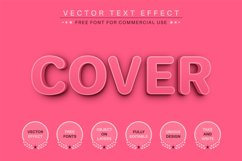 Pink Cover - Editable Text Effect, Font Style Product Image 1