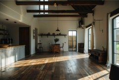 Cozy rustic interior with sunlight Product Image 1