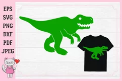 Dinosaur SVG tyrannosaurus rex svg t-rex Product Image 2