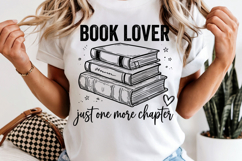 Book Lover PNG Just One More Chapter Reading Product Image 12