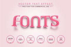 Pink Bend - Editable Text Effect, Font Style Product Image 1