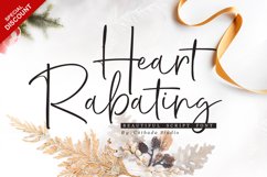 Web Font Heart Rabating Font Script Product Image 1
