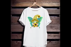 summer gnomes butterflies sunflowers png sublimation Product Image 2