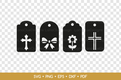 Easter Gift Tags SVG Laser Cutting Templates Product Image 2