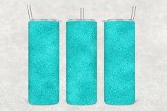 Aqua Glitter Tumbler Wrap Sublimation Product Image 1