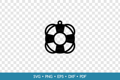 Summer Beach Earring SVG, Jewelry Laser Cut Template Product Image 2