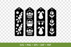 Two Layered Easter Bookmarks SVG, Laser Cut Templates Product Image 2