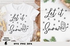 Christmas SVG Bundle, Sublimation Designs, Let is snow, Cozy Product Image 4