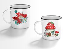 Dwarf ladybug, Fly Agaric House, Dwarf with chamomile Product Image 4