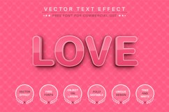 3D Pink - Editable Text Effect, Font Style Product Image 1