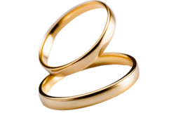 gold rings, transparent background Product Image 1