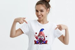 Patriotic Gnome July 4th Sublimation PNG bundle Product Image 3
