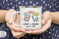 Valentine gnome svg Couple gnomes svg Valentine sublimation Product Image 7