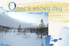 First snow. Watercolor set Product Image 8