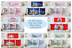 Christmas Mug Sublimation| Santa skull mug 11,15 Christmas Product Image 3