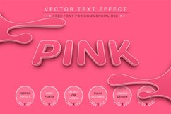 3D Pink - Editable Text Effect, Font Style Product Image 1