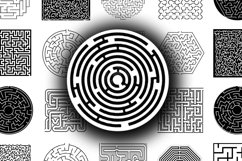 Digital Collage Sheet - Minotaur&#039;s Labyrinth Product Image 1
