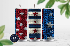 Knitted Patriotic Pattern | Patriotic Background Product Image 2