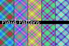Plaid Pattern Digital Paper Bundle Product Image 1