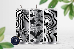 Monochrome Liquid Swirl | Liquid Art Pattern Product Image 2