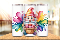 Valentine’s Day Cute Gnomes Tumbler Wrap PNG Big Bundle Product Image 6
