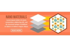 Nano materials banner horizontal concept Product Image 1
