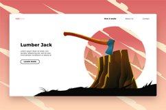 Lumber Jack Banner &amp; Landing Page Product Image 1