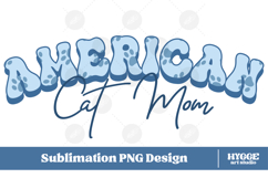 American Cat Mama Papa 4th of July USA Paw DTF PNG Bundle Product Image 4