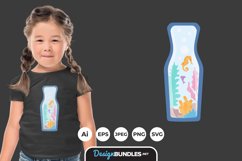 Bottle Aquarium for T-Shirt Design Product Image 1