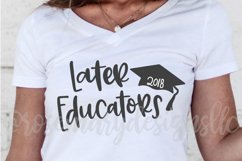 Later Educators - Hand Lettered SVG Product Image 1