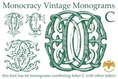 Monocracy Vintage Monograms Pack ABC Product Image 5