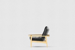 Isometric Arm Chair 3D isolated render Product Image 1