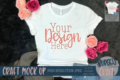 Pretty womens shirt Craft mock up | High Resolution JPEG Product Image 1