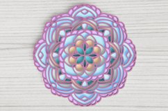 Mandala laser cut file - Layered Mandala Product Image 1