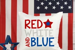 Red White and Blue | Patriotic SVG for 4th of July Product Image 2