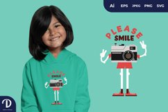 Please Smile for T-Shirt Design Product Image 1