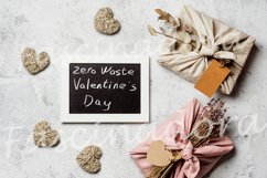 Zero waste Valentine&#039;s Day concept, copy space Product Image 1