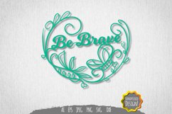 Be Brave Papercut Product Image 1