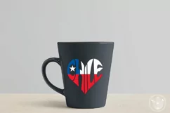 Chile SVG cut file in the shape of a heart Product Image 4