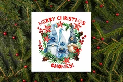 Christmas Gnomes. Christmas Wreath. Christmas Card Product Image 5