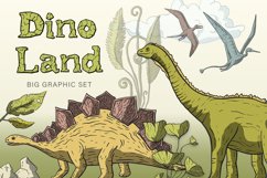 Dino Land. Big graphic set. Product Image 1