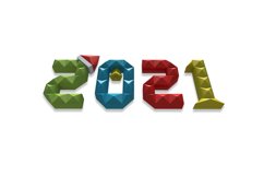 DIY 2021 wall art - 3d papercraft Product Image 4